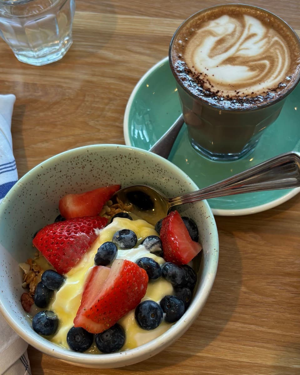 Photo at Bluestone Lane Manhattan Beach Café